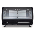 Vitrina Carnicera Torrey Vidrio Curvo Negro Tem-200c Reyfri Curvo