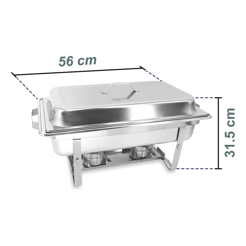 Chafer Entero Caledonia Checre-9 Rectangular Guisados Fonda