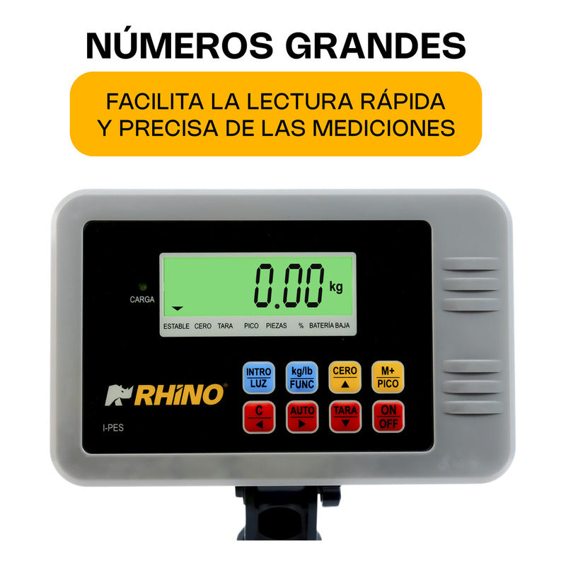Indicador Peso Contador De Piezas Para Plataforma Rhino, I-pes Gris