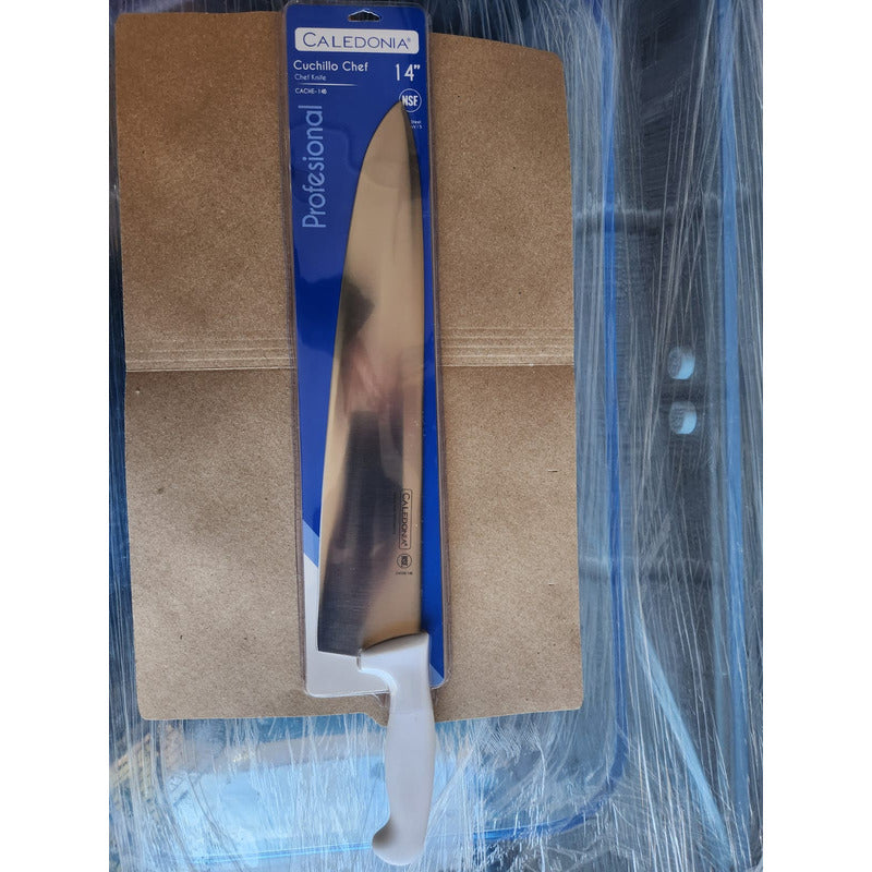 Cuchillo Chef 14 Pulgadas Blanco Caledonia Cache-14b Blanco