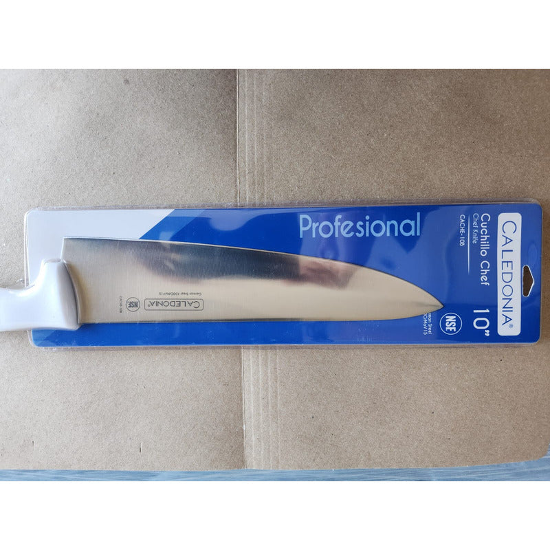 Cuchillo Chef 10 Pulgadas Blanco Caledonia Cache-10b