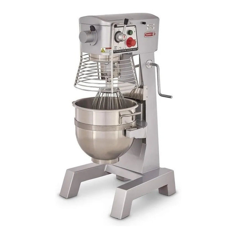 Batidora De Pedestal Industrial Torrey B-30 8 Kg Amasado Color Gris Frecuencia 60 Hz