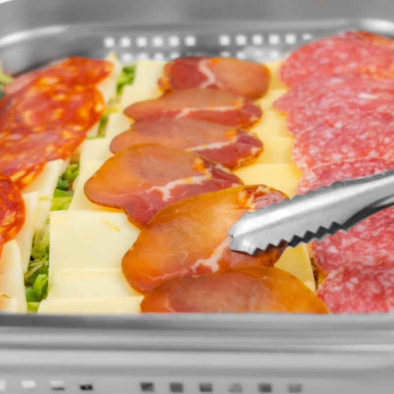 Inserto Acero Inoxidabl Perforado Entero 8 Pulgadas Inape-8