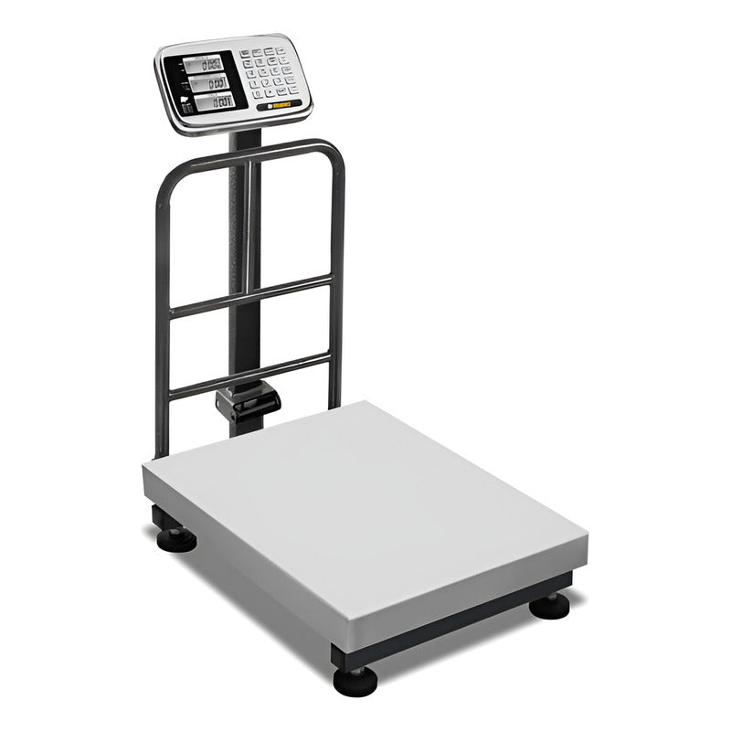 Báscula Digital Plataforma Bp 100kg Rhino Base A.inox Rb - Gris