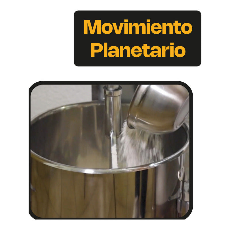 Batidora Planetaria Rhino 60 Litros 12kg Amasado Color Gris Frecuencia 60 Hz Bati-60