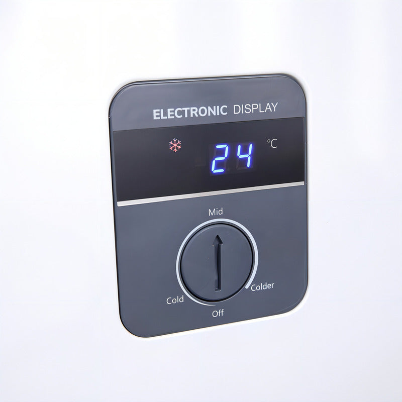 Congelador Cristal Recto Comercial Polar Ch-300pr 225 Litros Color Blanco