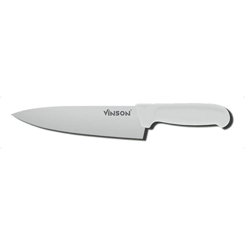 Cuchillo Chef Acero Vinson 8 Pulgadas Color Blanco