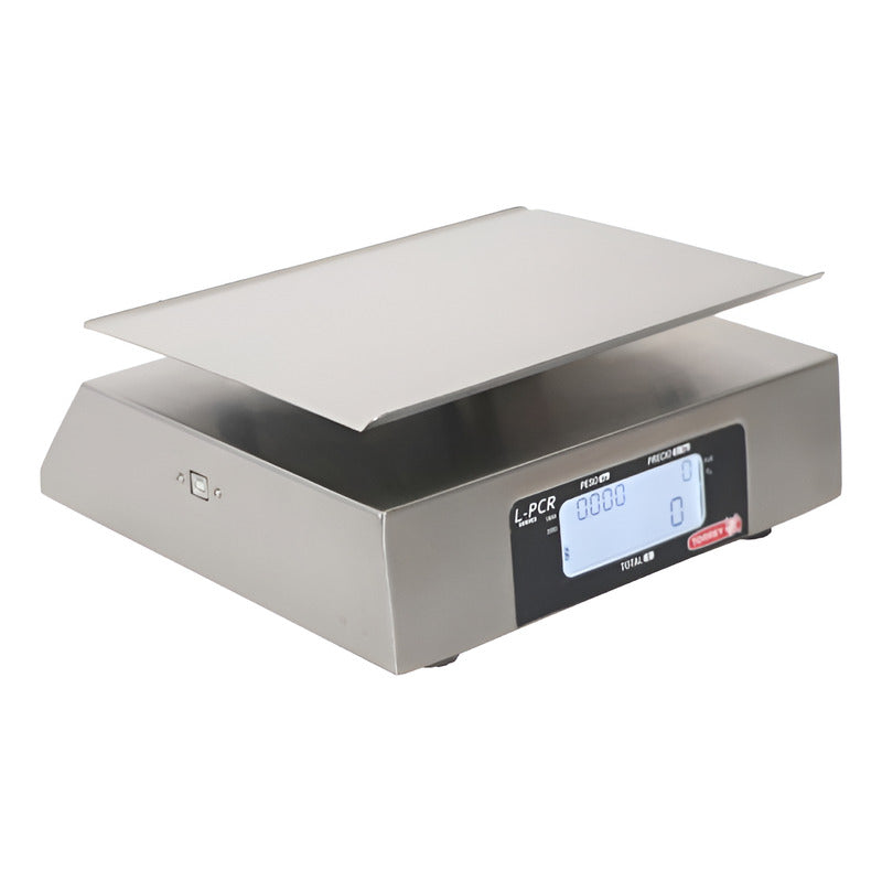 Báscula Comercial Torrey Lpcr-40 Acero Inox 40 Kg Usb Reyfri Acero Inoxidable