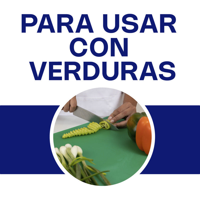 Tabla Para Cortar 50x38.3x1.2 Cm Caledonia Tapaco-15 Color Verde Liso