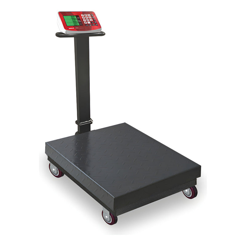 Báscula Digital Plataforma Plegable Vinson /rhino Baple800kg Color Rojo
