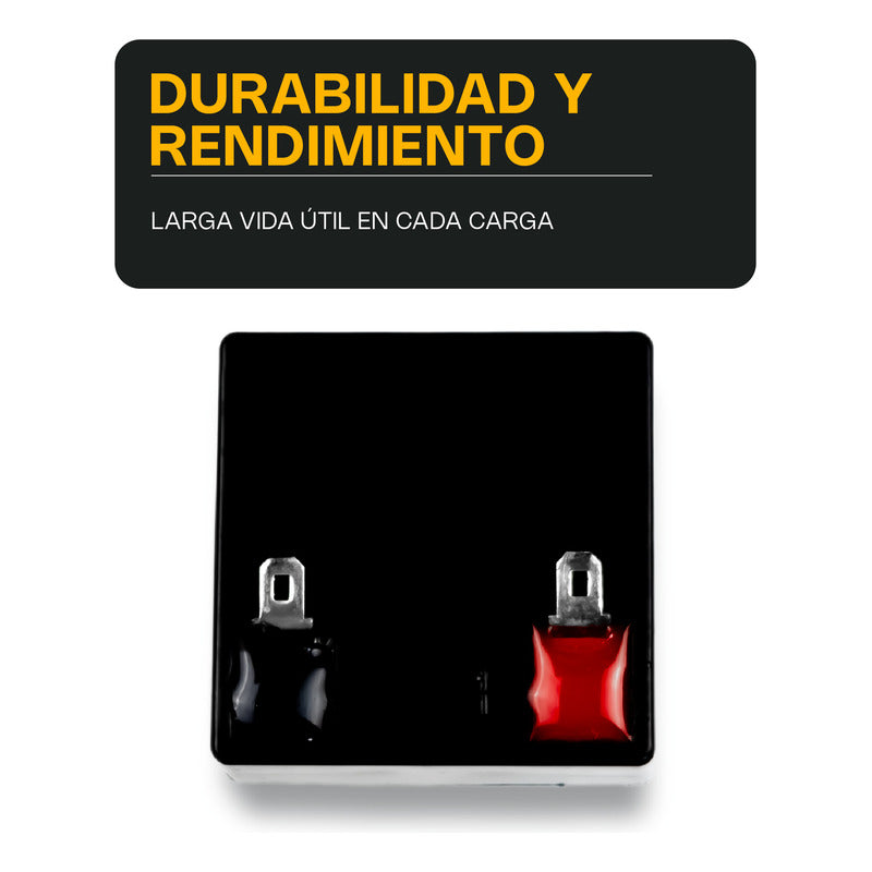 Batería Para Bascula Digital Rhino Bat-4vr 4v/4ah  Negro