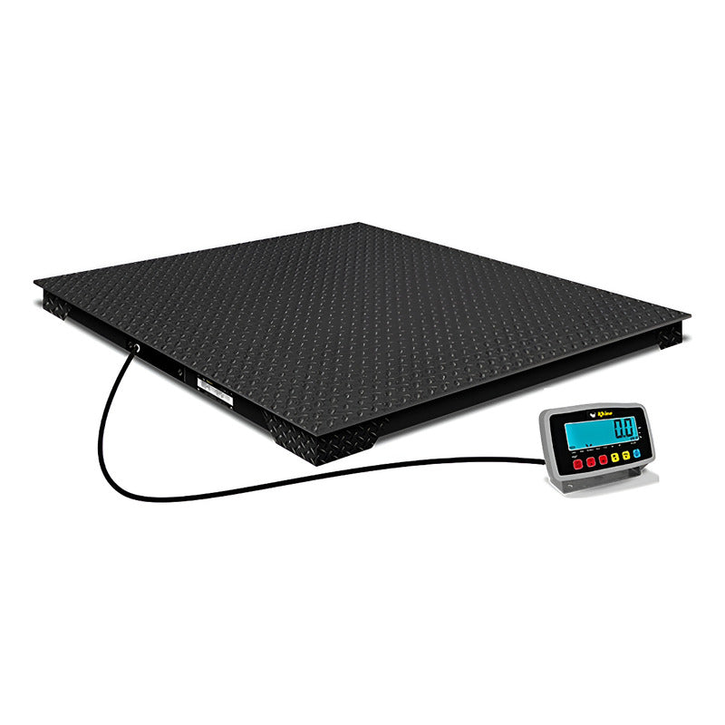 Báscula De Plataforma Plaba-9 De 1000 Kg 90 X 90 Cm Gris
