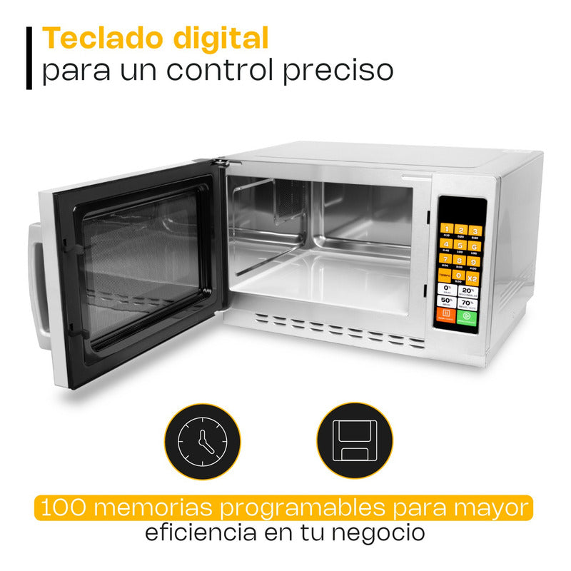 Microondas Industrial Digital Rhino Homic-12d 1000w 1.2ft3