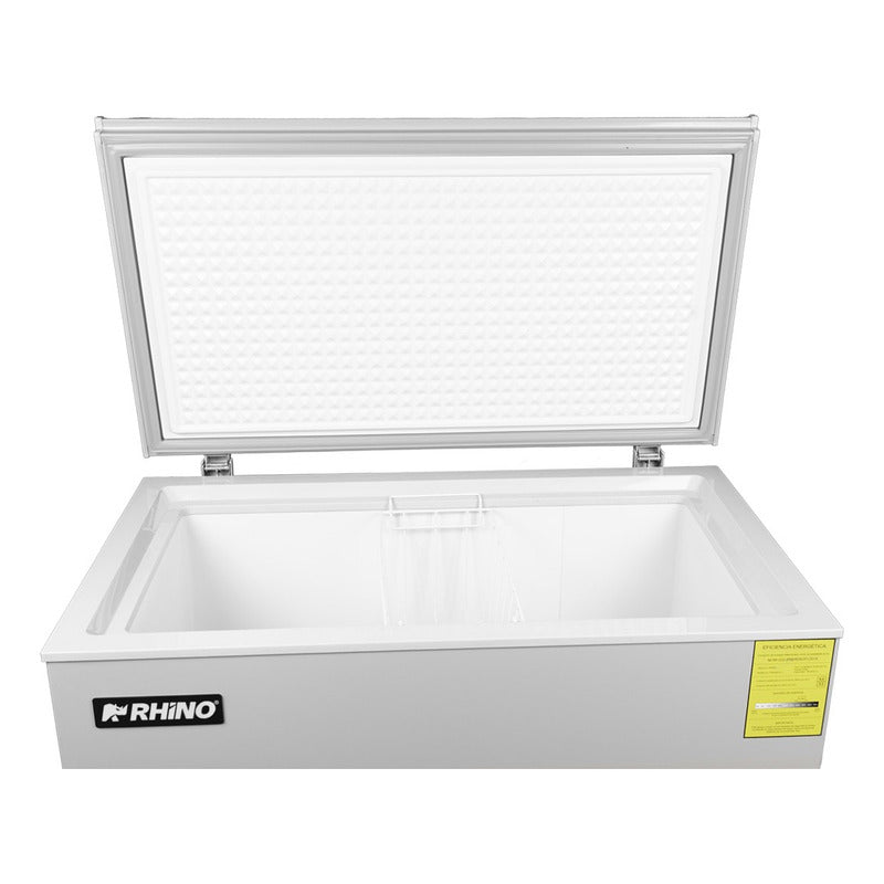 Congelador Horizontal Rhino 7 Pies (190 L) Con Doble Función Blanco