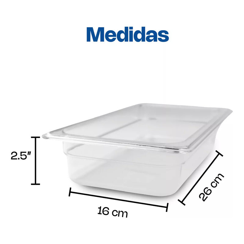 Inserto Cuarto De Policarbonato Caledonia Inpocu-2.5 Blanco