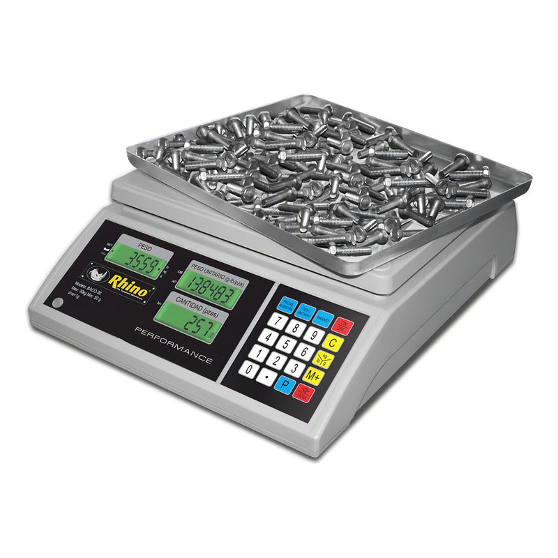 Bascula Contadora 30 Kg Marca Rhino Baco-30