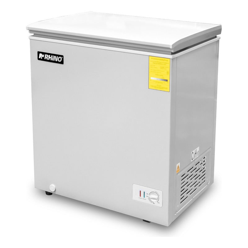 Congelador Horizontal Rhino De 140 L Con Temperatura Dual Blanco