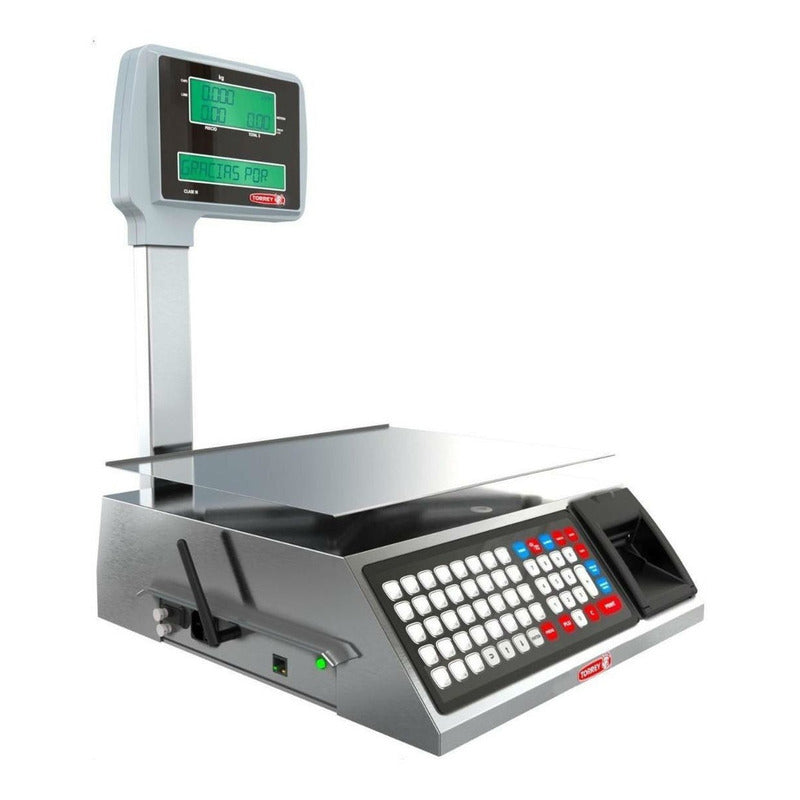 Báscula Comercial Digital Torrey W-label 20kg Con Mástil 38 Cm X 30 Cm