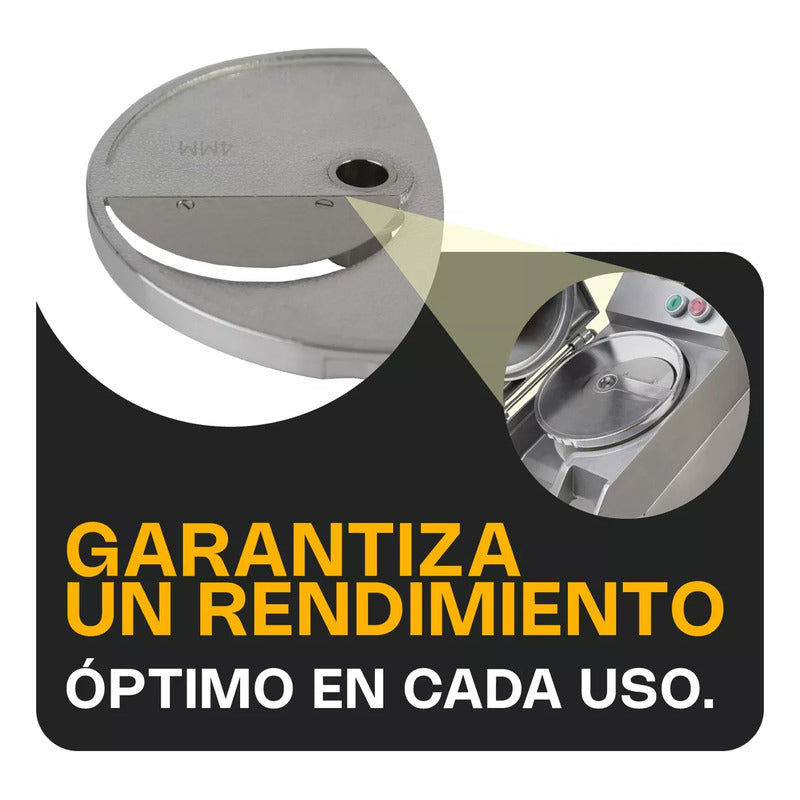 Disco De Rebanado 4 Mm Para Procesador Rhino Dipro-re-4 Gris Oscuro