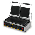 Rhino Plancha Panini Comercial Doble Parilla Planpa-3600w Plateado