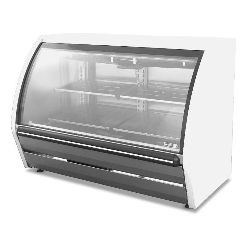 Vitrina Refrigerada Cremera Torrey Drd6lsb 2°c A 10°c Estilo De Vidrio Curvo