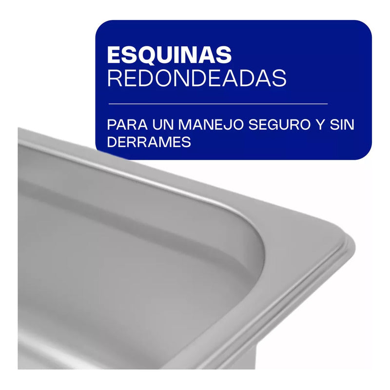 Inserto Contenedor Acero Inox Noveno 4 Pulgadas Inan-4