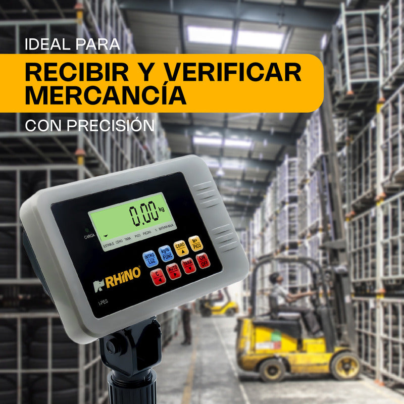 Indicador Peso Contador De Piezas Para Plataforma Rhino, I-pes Gris