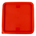 Tapa Plástica Cuadrada Roja Caledonia Tapecu-1218r Para Recipiente 12-18 Qt Rojo