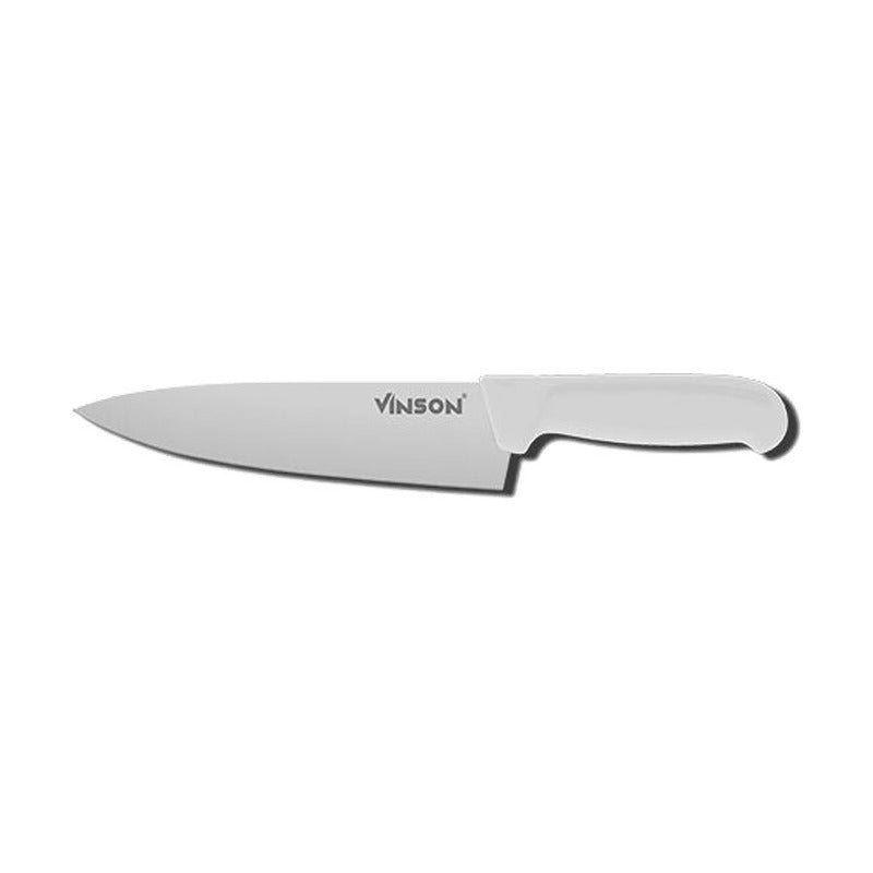 Cuchillo Vinson Chef 12 Pulgadas Mango Ergonómico Color Blanco