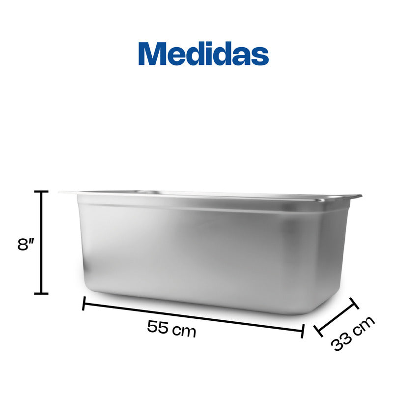 Inserto Entero De Acero Inoxidable 8 Caledonia Inae-8