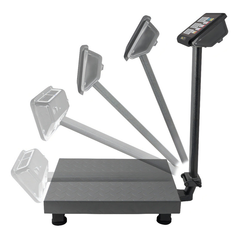 Báscula Plataforma 100kg Rhino Modelo Bapca-100 Color Negro Peso Máximo Soportado 100 Kg Gris