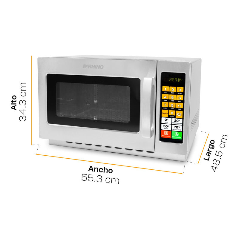 Microondas Industrial Digital Rhino Homic-12d 1000w 1.2ft3