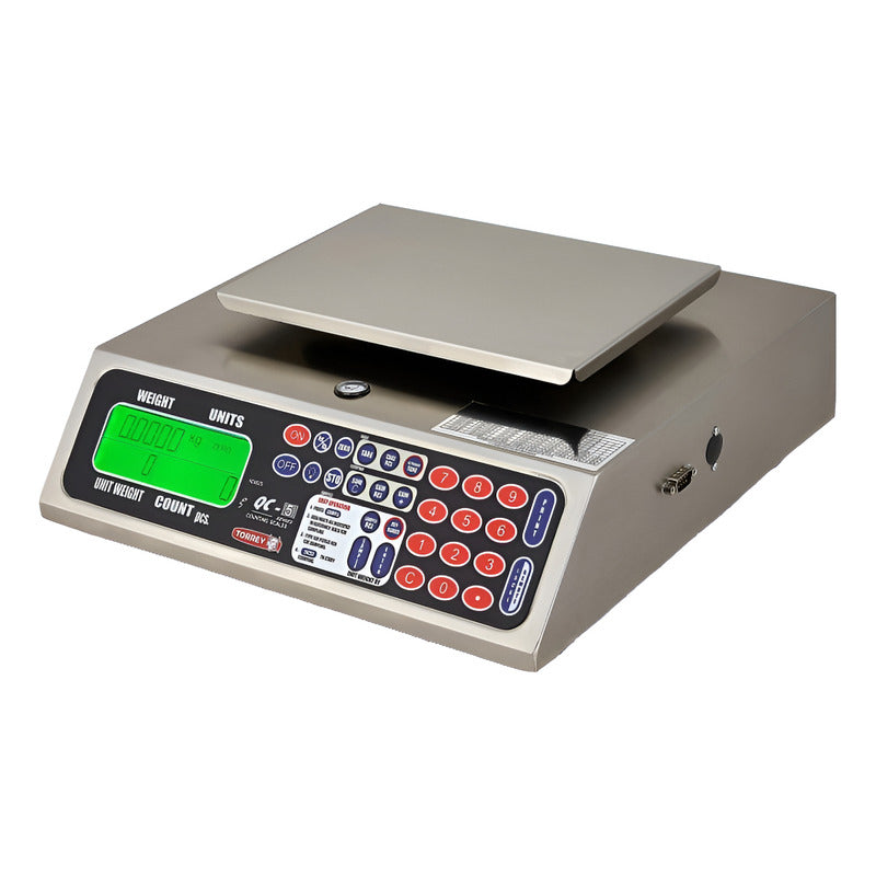 Báscula Contadora Torrey Acero Inoxidable Qc-5 Kg Lcd