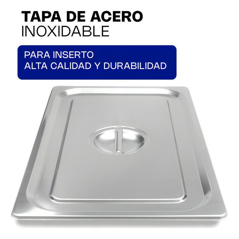 Tapa Para Inserto Entero Acero Inox Caledonia Taen-com Color Inoxidable