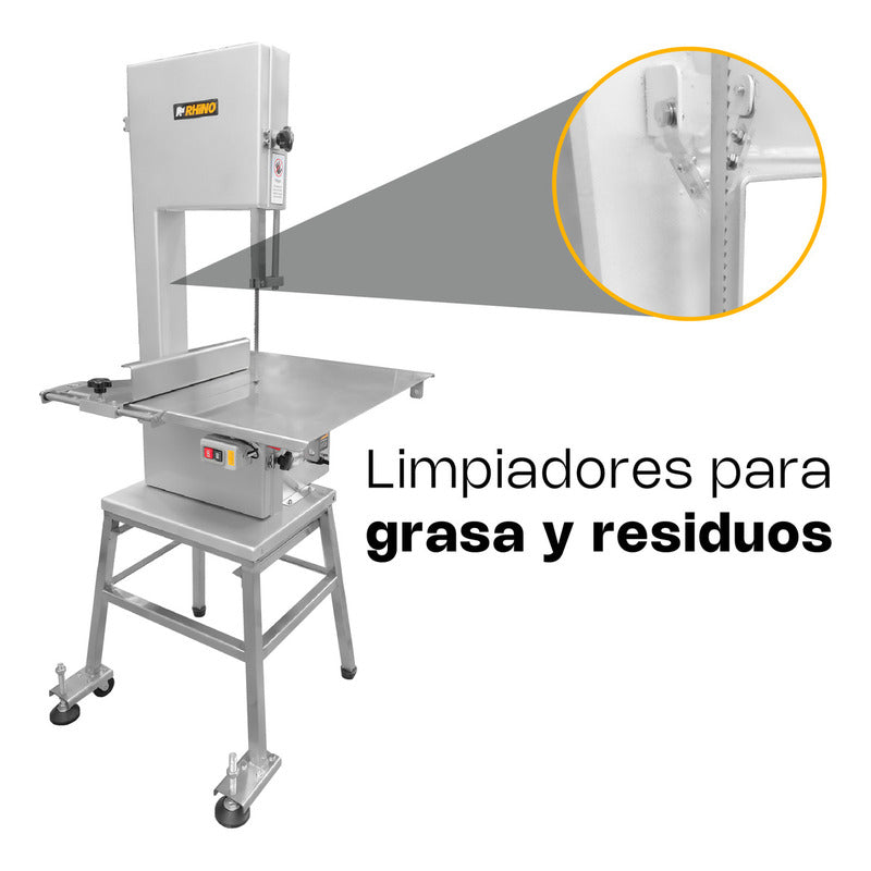 Sierra Para Carne Rhino Sica-222 110v A. Inox 2hp