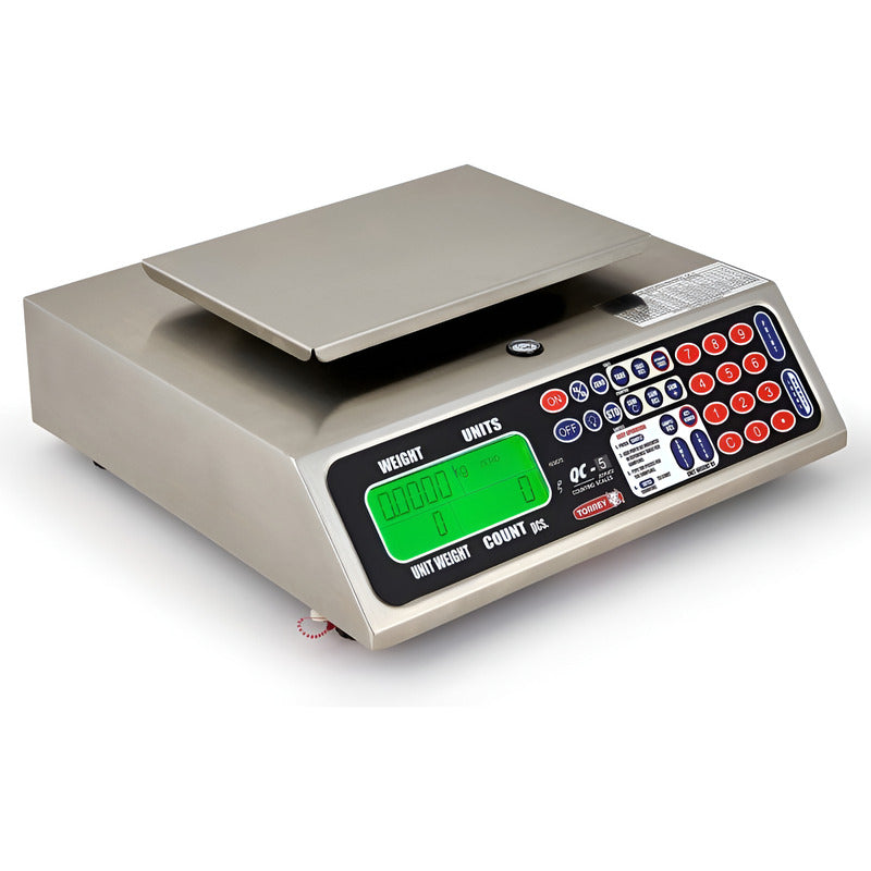 Báscula Contadora Torrey Acero Inoxidable Qc-5 Kg Lcd