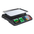 Báscula Comercial 40kg / 5g Charola Acero Barcom-40 Rhino Negro