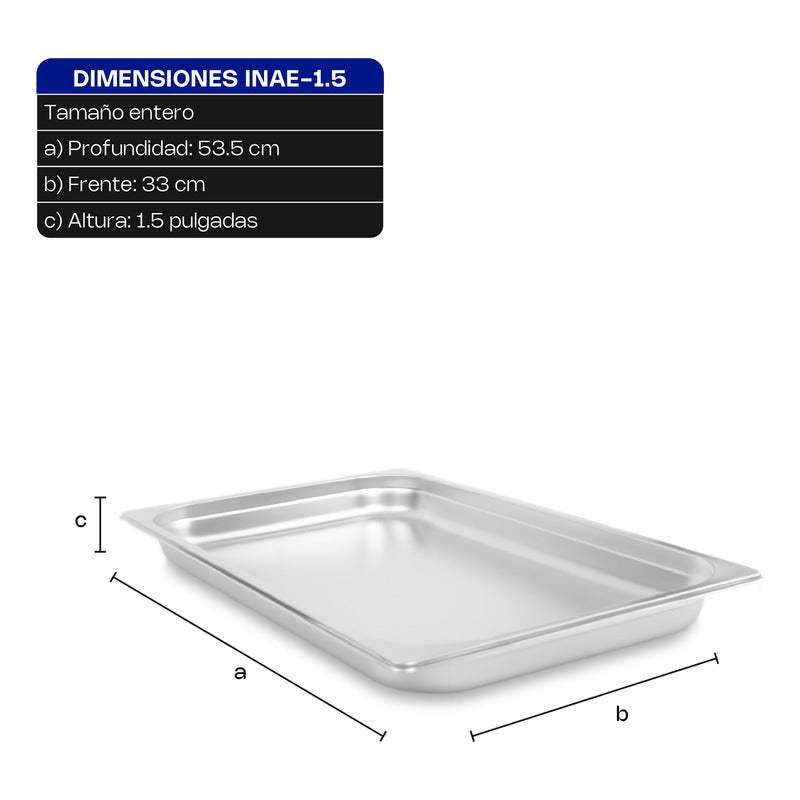Inserto Acero Inox Entero 1.5   Caledonia Inae-1.5