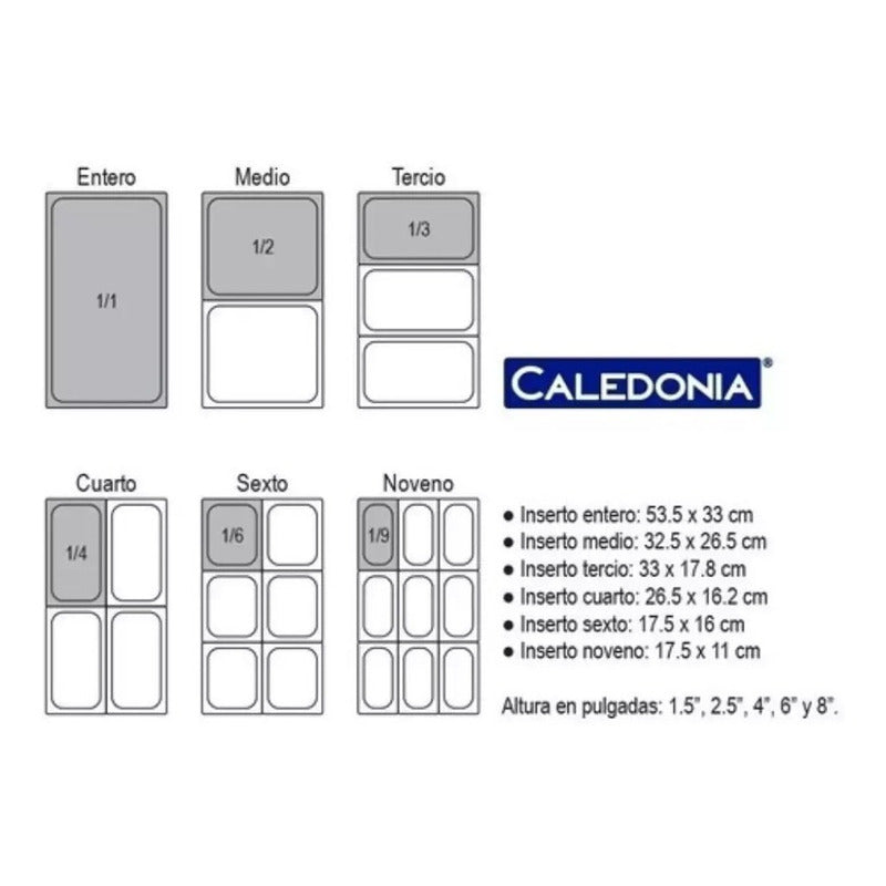 Inserto Tercio De Policarbonato 6 Caledonia Inpote-6