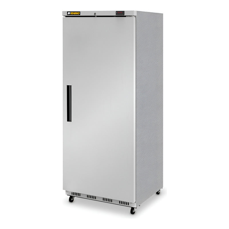 Refrigerador Vertical Puerta Sólida Rhino® Plateado, 23 Pies Color Gris
