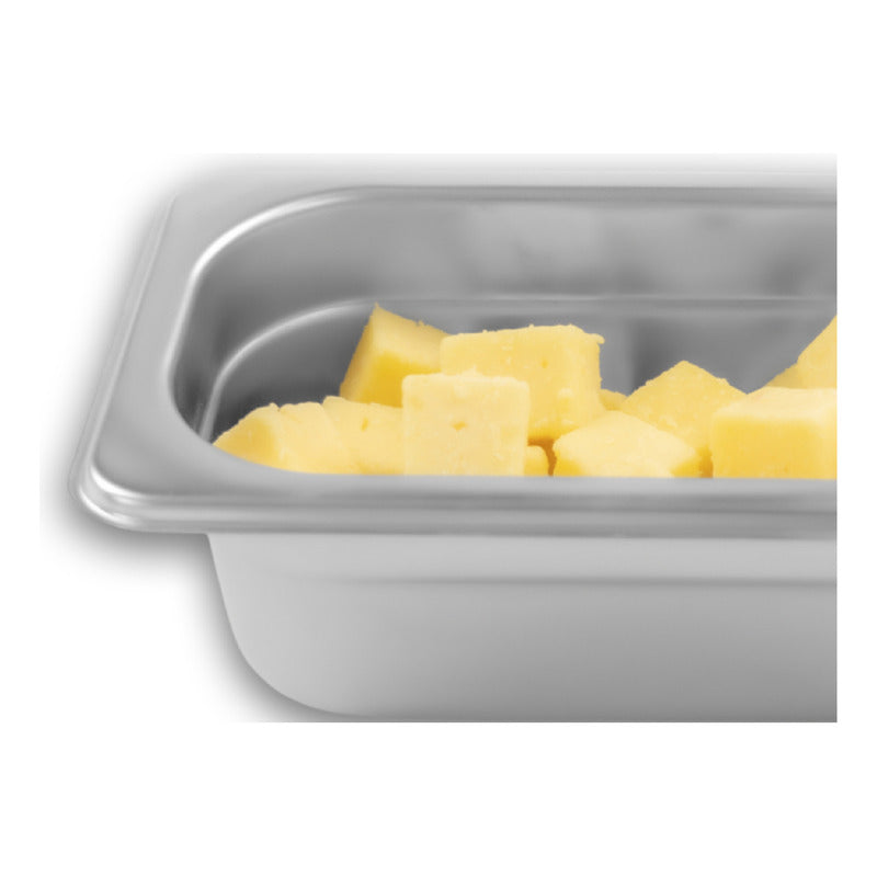 Inserto De Acero Inoxidable Entero 53.5 X 33 Cm Inae-4 Gris