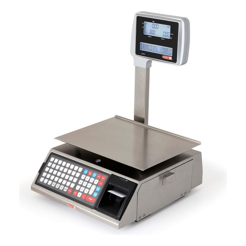 Báscula Etiquetadora Torrey W-label40 Kg A. Inox Conexión Pc