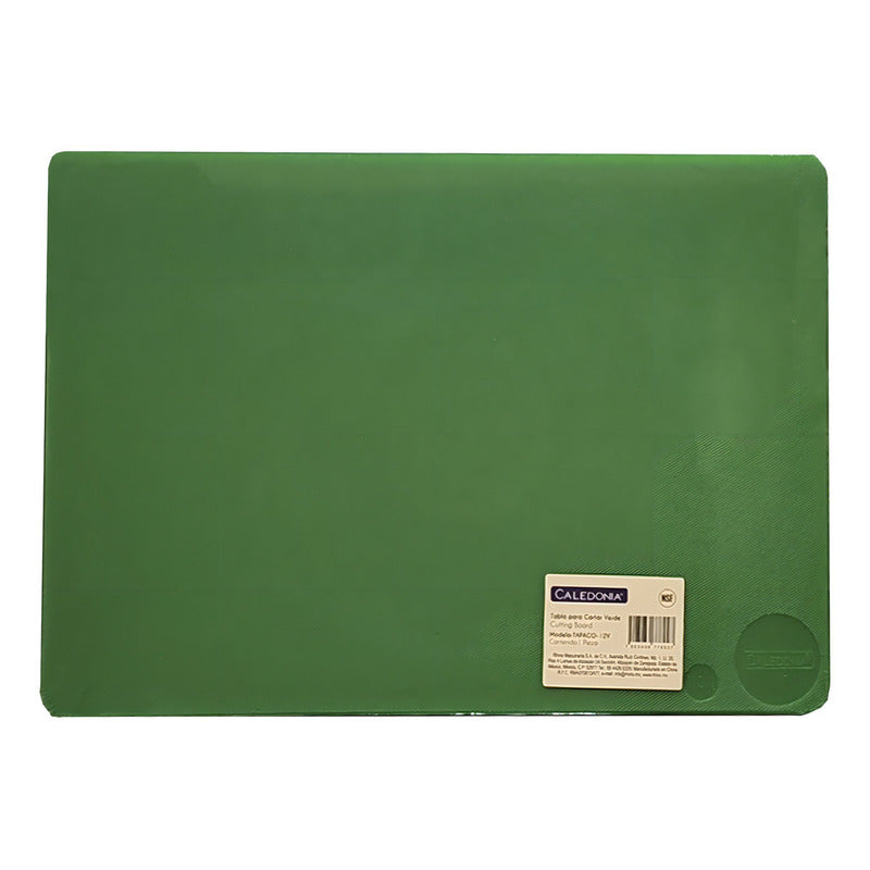 Tabla Para Cortar 45x30.4x1.2 Cm Caledonia Tapaco-12v Verde Lisa Verde Liso