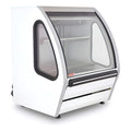 Vitrina Exhibidora Torrey Color Blanco De 1 M Reyfri Drd-3b Curvo
