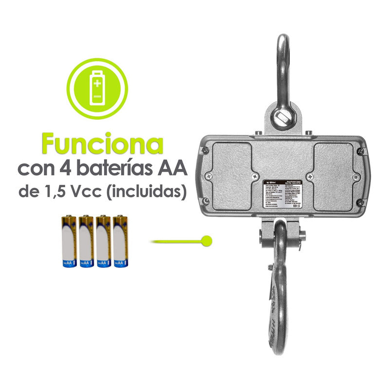 Báscula Comercial Digital Colgante Rhino Bac-500 500kg