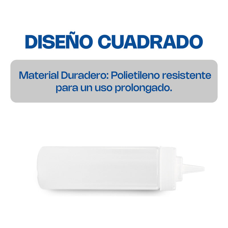 Recipiente Transparente Para Aderezo 16oz Recad-16t Transparente