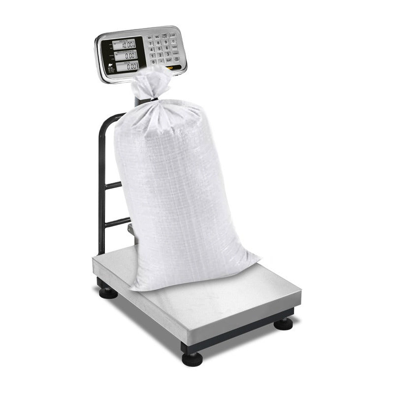 Báscula Plataforma Digital Bp-200 Kg Rhino Acero Inox. Color Gris