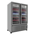 Refrigerador Comercial Imbera 2 Puertas Vr-19 Refresquero - Gris