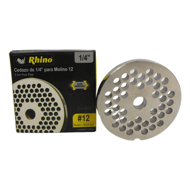 Cedazo Rhino P/molino De Carne 12 1/4 Ceda12-6