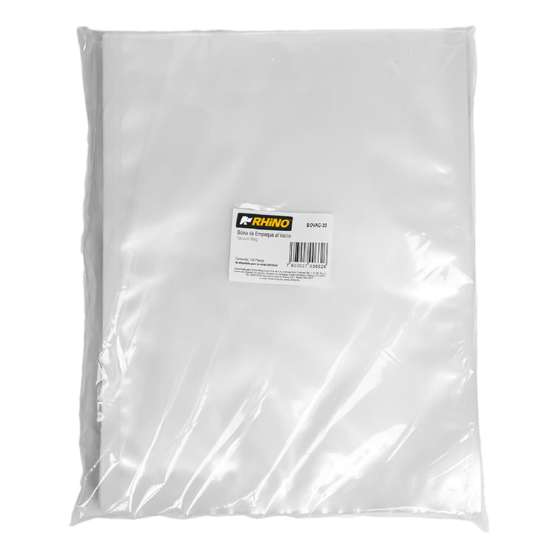 100 Bolsas Empacado Alto Vacio 25 X 33cm Paquete Bovac-33